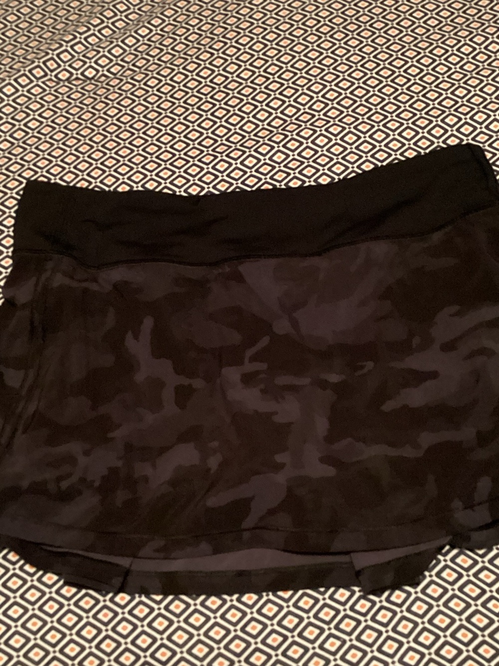 lululemon athletica Black Camouflage Skort
